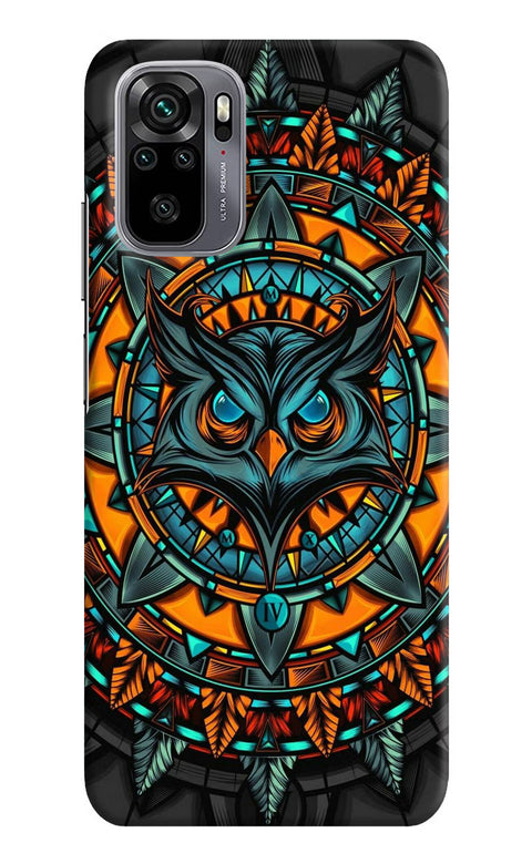 Angry Owl Art Redmi Note 10/10S Back Cover