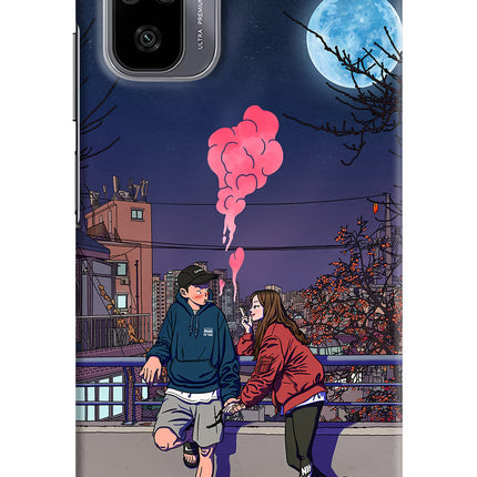 Chilling Couple Redmi Note 10/10S Hard Case Back Cover by Casekaro
