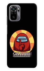 Among Us Shhh! Redmi Note 10/10S Hard Case Back Cover by Casekaro