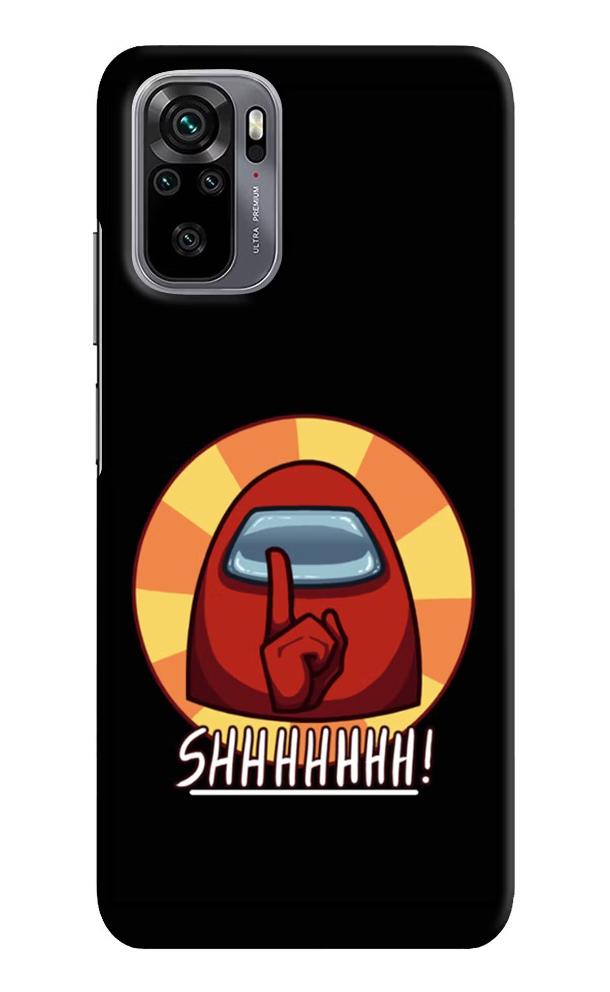 Among Us Shhh! Redmi Note 10/10S Hard Case Back Cover by Casekaro