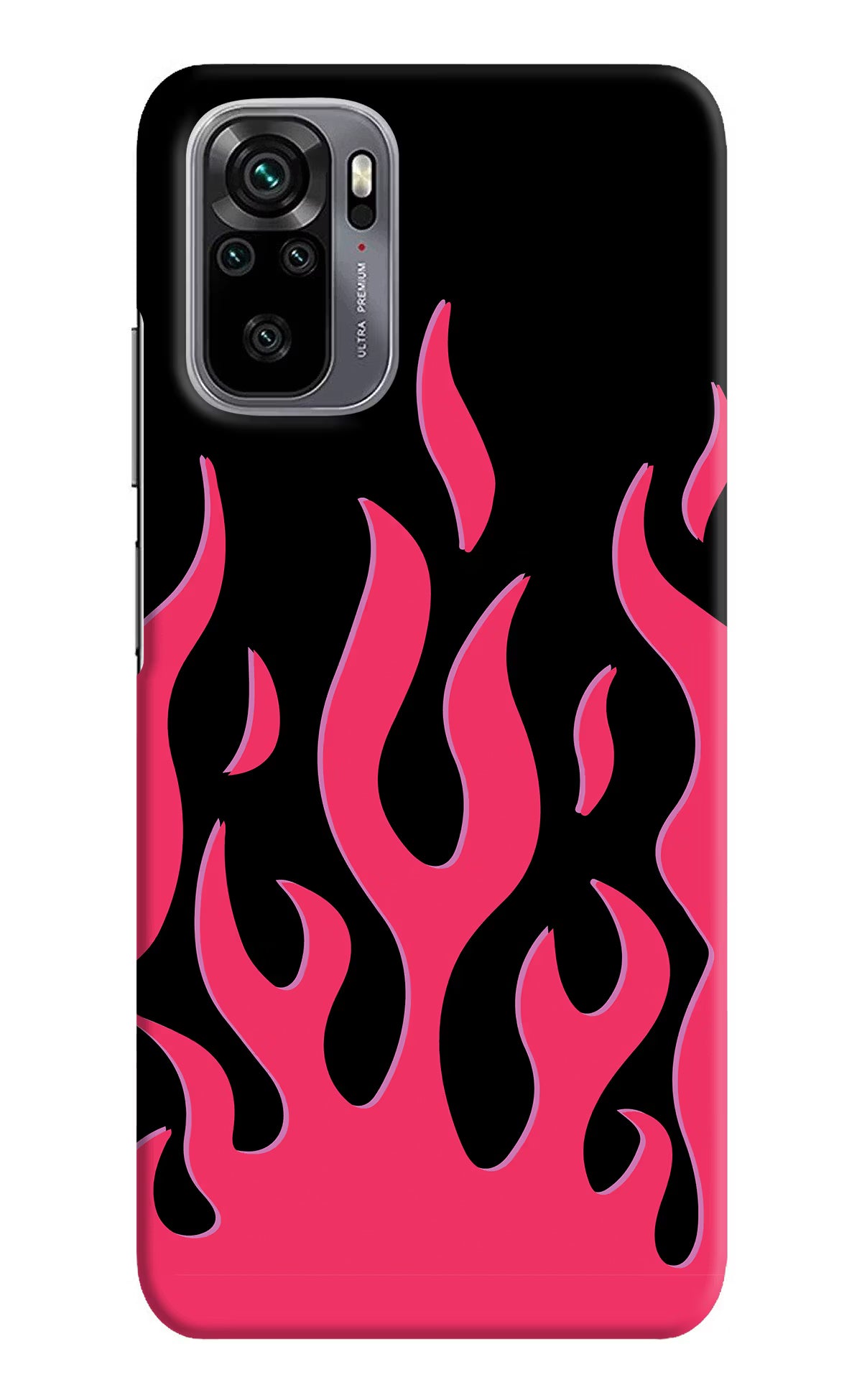 Fire Flames Redmi Note 10/10S Hard Case Back Cover by Casekaro