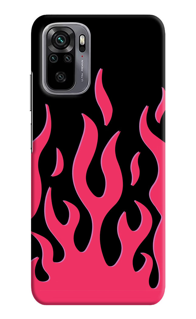 Fire Flames Redmi Note 10/10S Hard Case Back Cover by Casekaro