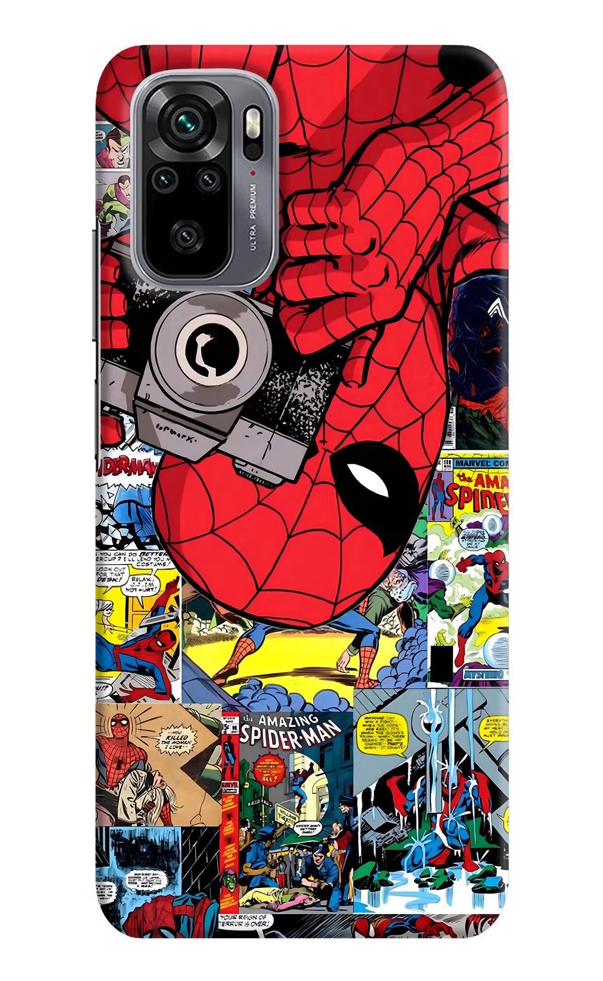 Spider Man Redmi Note 10/10S Hard Case Back Cover by Casekaro