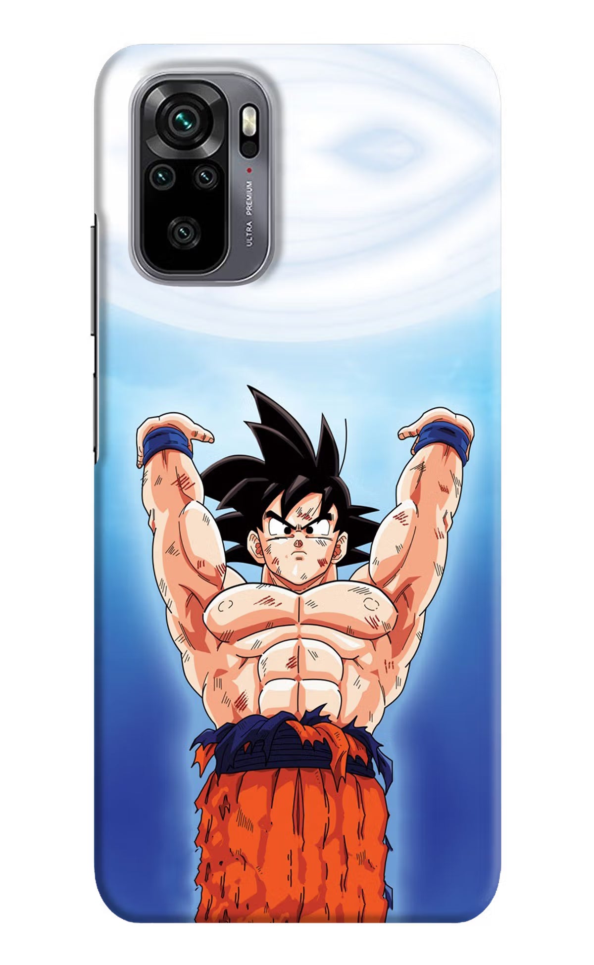Goku Power Redmi Note 10/10S Hard Case Back Cover by Casekaro