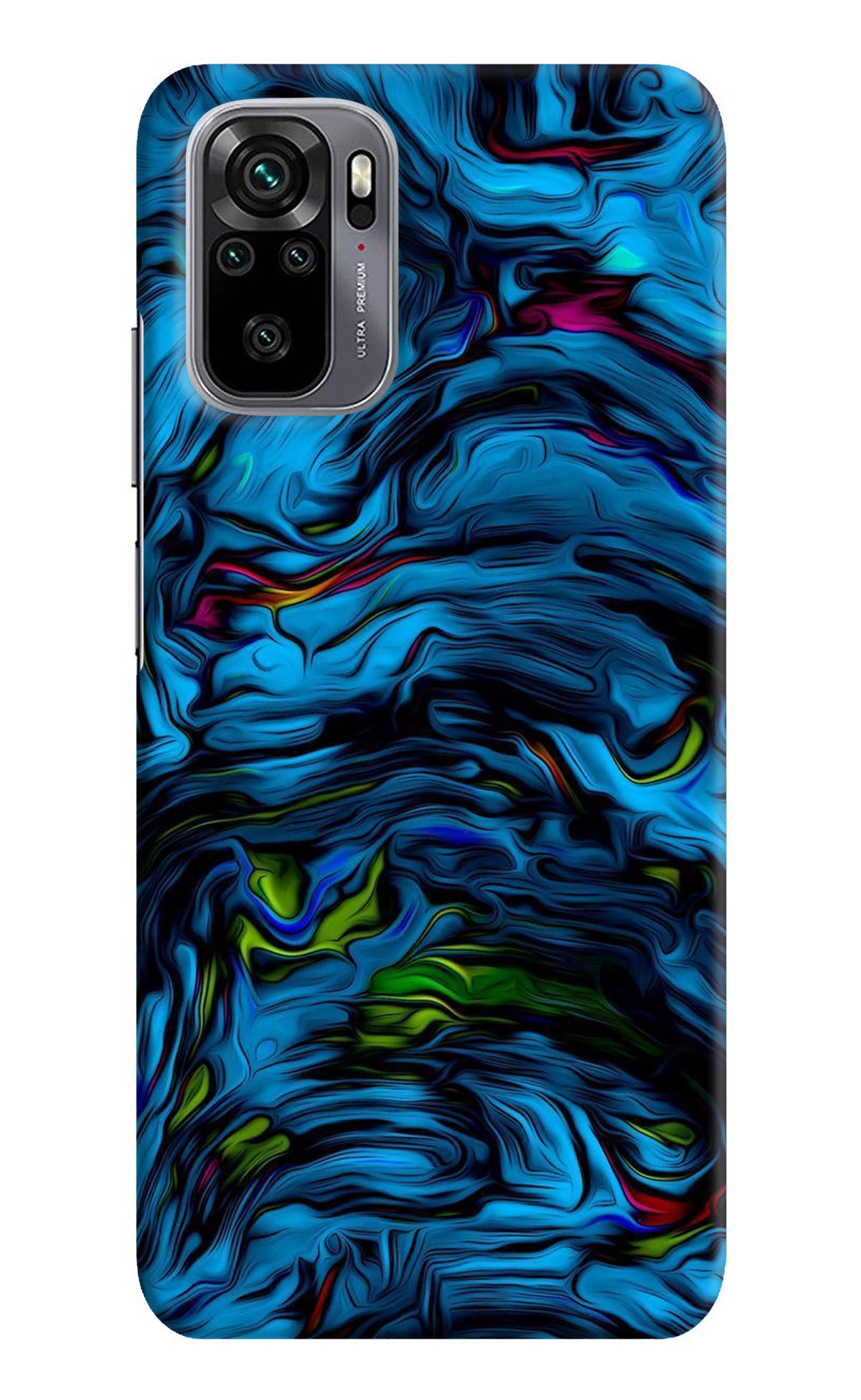 Dark Blue Abstract Redmi Note 10/10S Back Cover