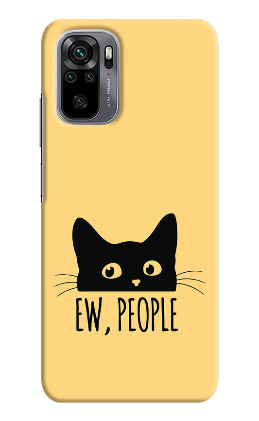 Ew People Catitude Redmi Note 10/10S Hard Case Back Cover by Casekaro