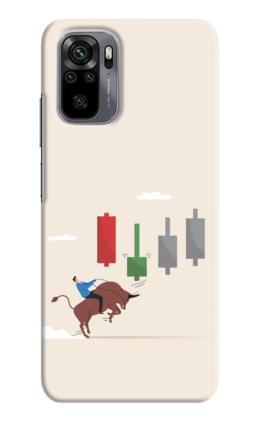 Bull Trading Momentum Redmi Note 10/10S Hard Case Back Cover by Casekaro