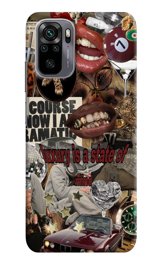 Luxury Redmi Note 10/10S Hard Case Back Cover by Casekaro