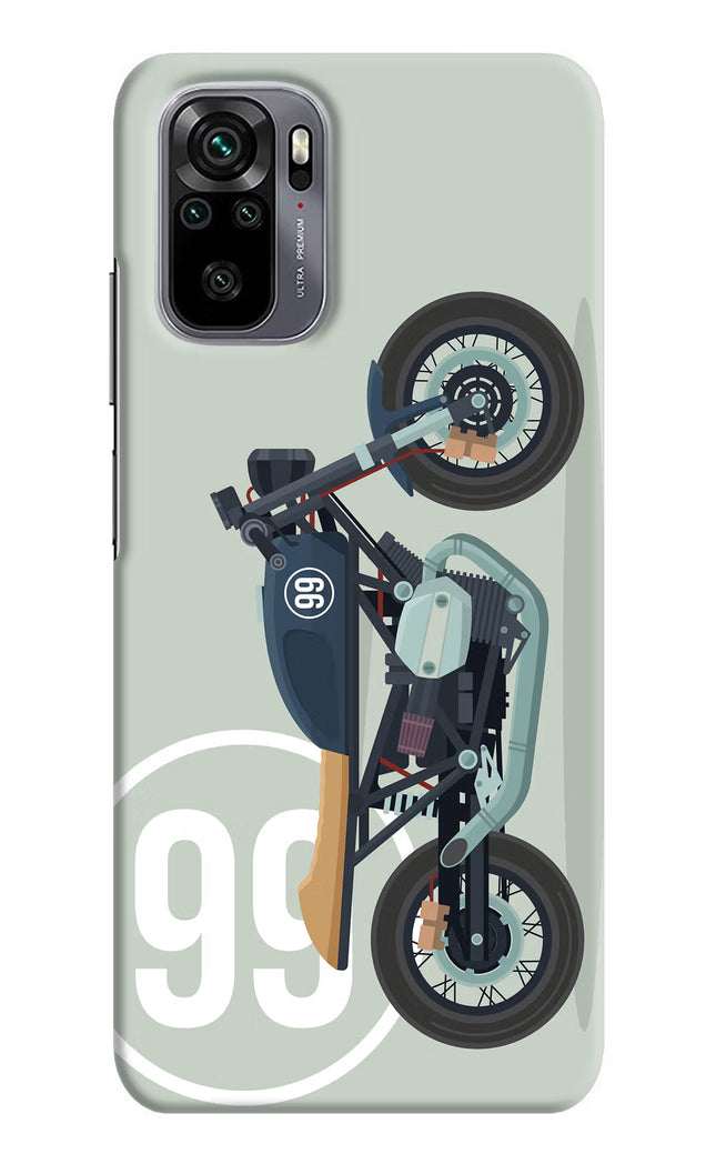 Classic Cafe Racer 99 Redmi Note 10/10S Hard Case Back Cover by Casekaro