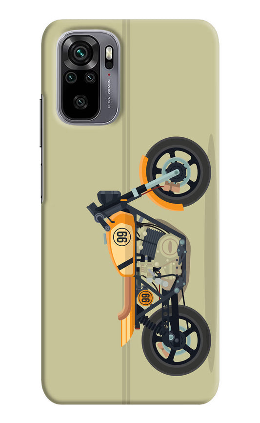 Vertical Speedster Redmi Note 10/10S Hard Case Back Cover by Casekaro
