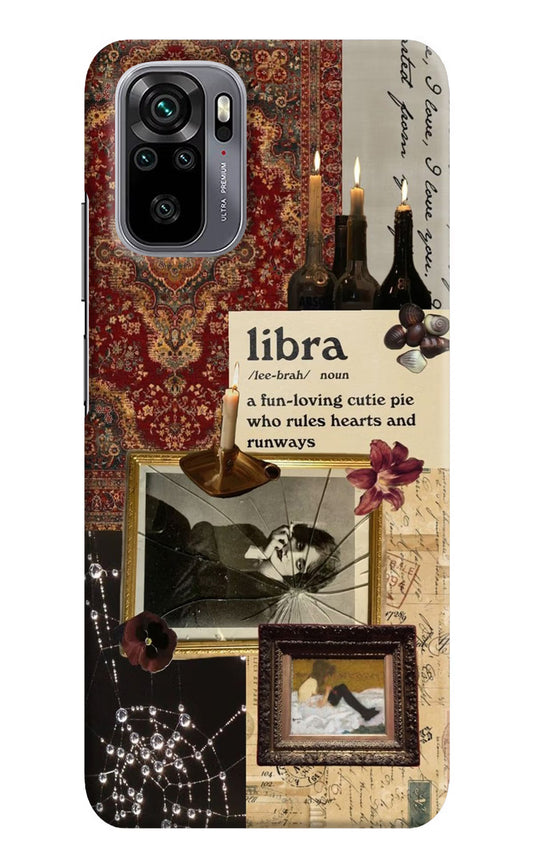 Libra Zodiac Redmi Note 10/10S Hard Case Back Cover by Casekaro