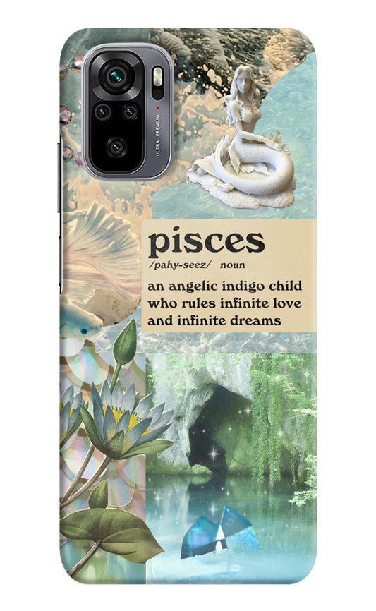 Pisces Zodiac Redmi Note 10/10S Hard Case Back Cover by Casekaro