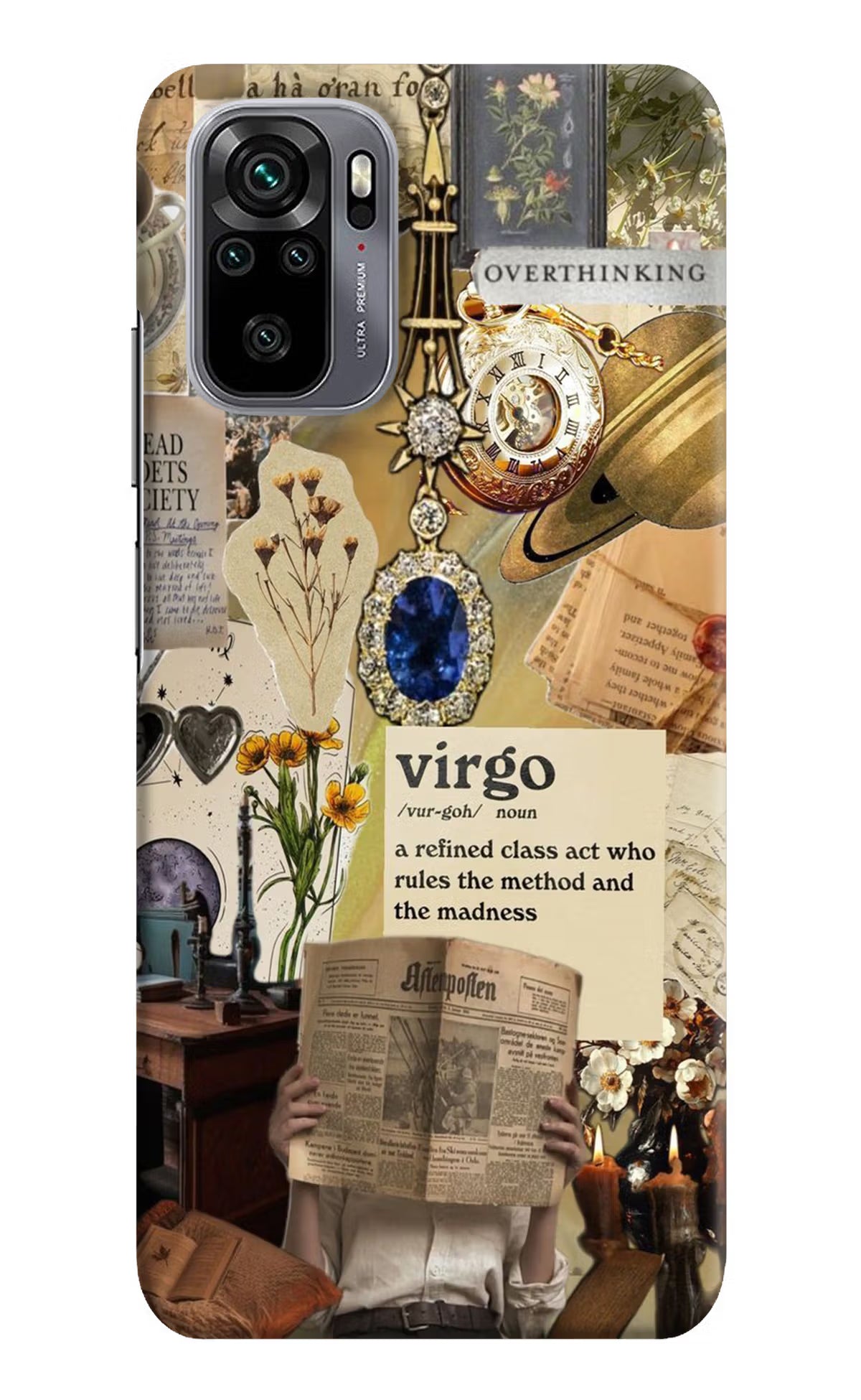 Virgo Zodiac Redmi Note 10/10S Hard Case Back Cover by Casekaro