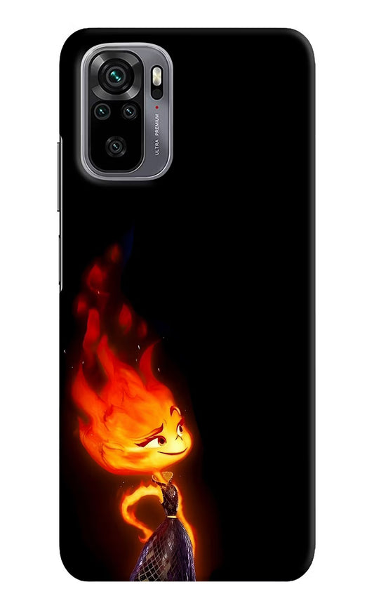 Ember Flame Redmi Note 10/10S Back Cover