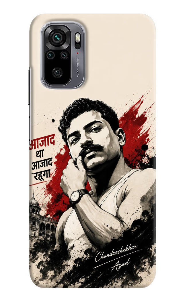 Chandrashekhar Azad Fearless Redmi Note 10/10S Hard Case Back Cover by Casekaro
