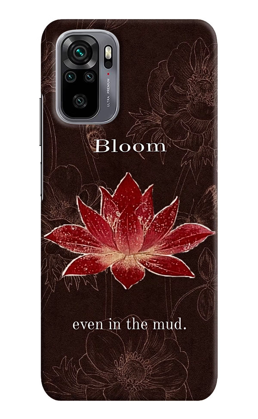 Bloom Redmi Note 10/10S Back Cover, Hard case
