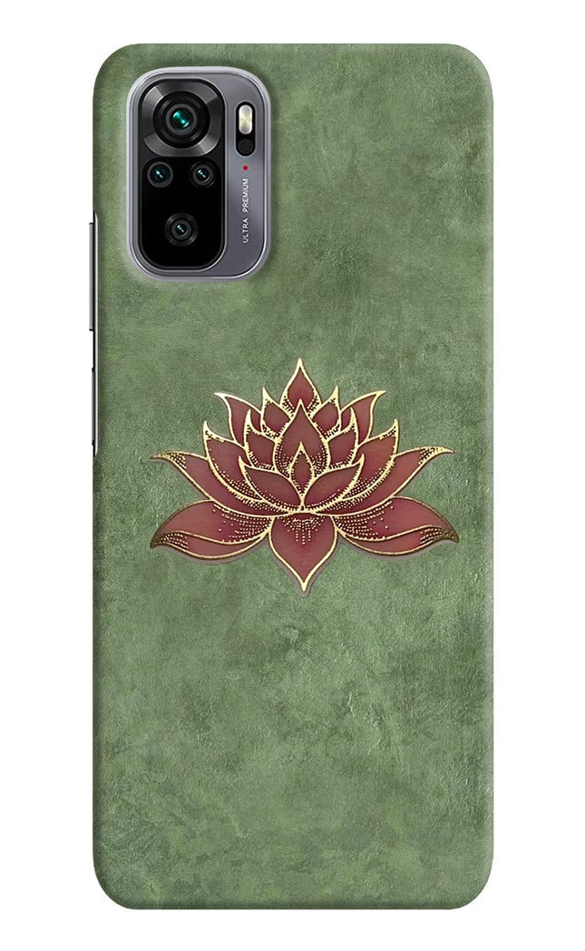 Lotus Grace Redmi Note 10/10S Hard Case Back Cover by Casekaro