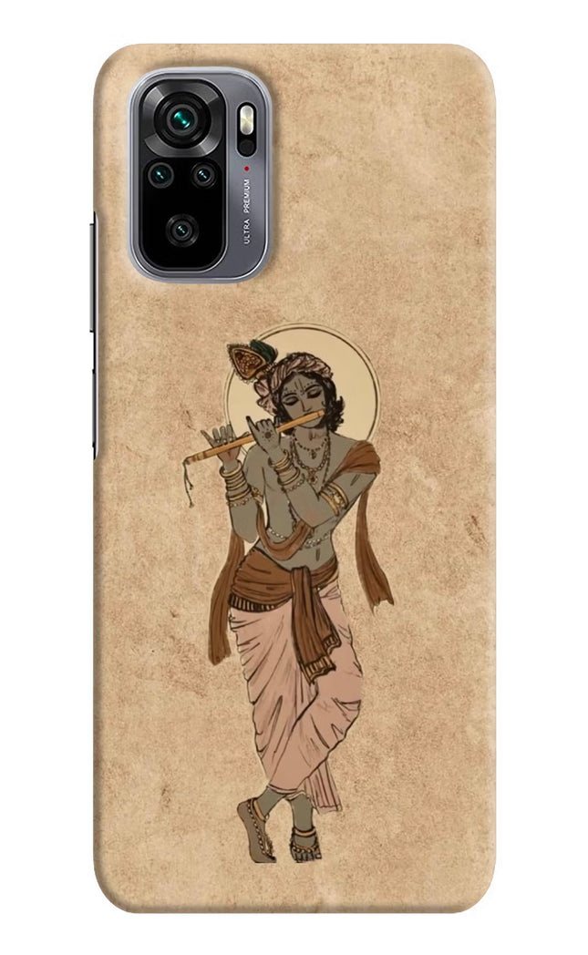 Krishna Redmi Note 10/10S Hard Case Back Cover by Casekaro