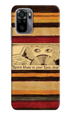 Vinyl Stripes Redmi Note 10/10S Back Cover