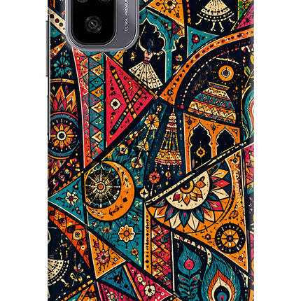 Folk Print Redmi Note 10/10S Back Cover