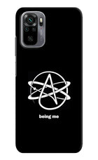 Atheist Symbol Redmi Note 10/10S Hard Case Back Cover by Casekaro