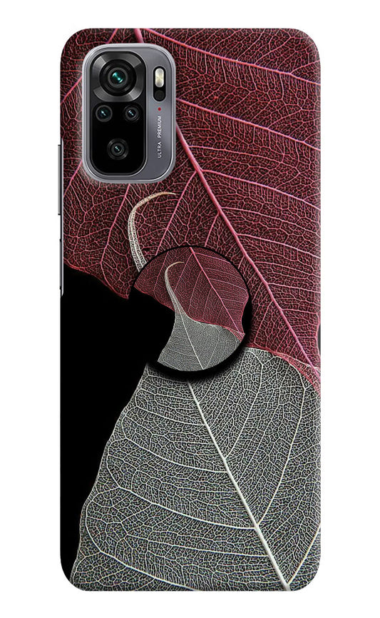 Leaf Pattern Redmi Note 10/10S Pop Case by Casekaro