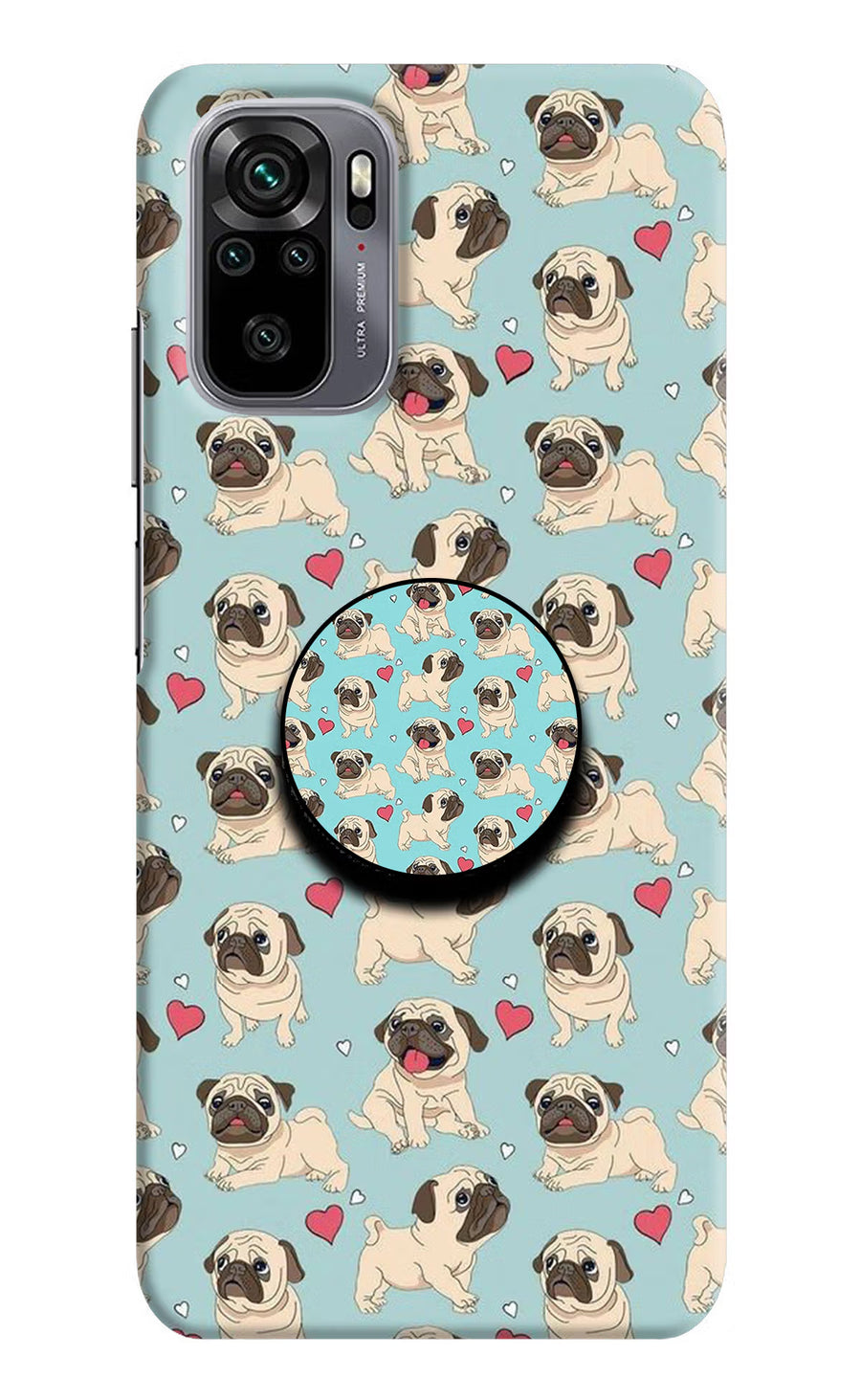 Pug Dog Redmi Note 10/10S Pop Case, Hard case