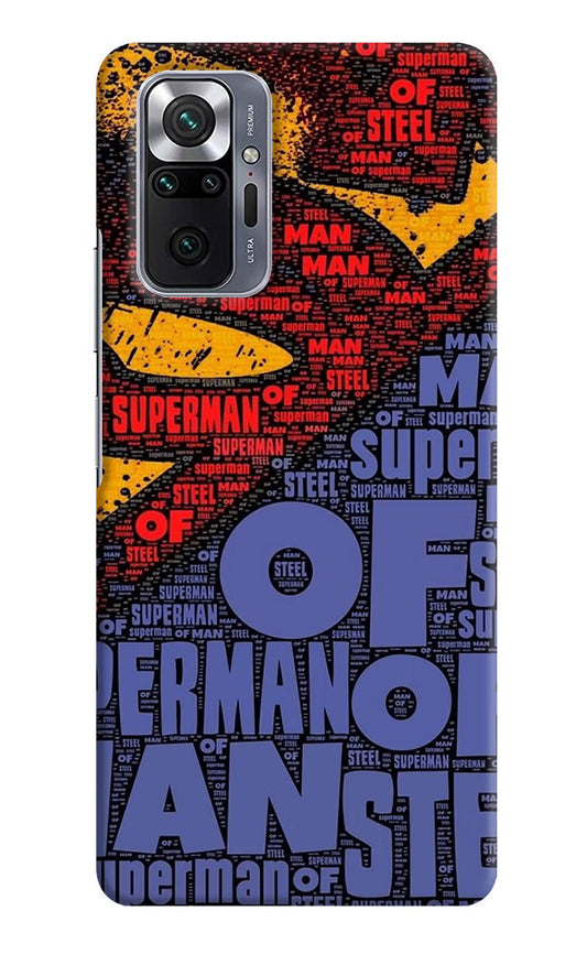 Superman Redmi Note 10 Pro Hard Case Back Cover by Casekaro