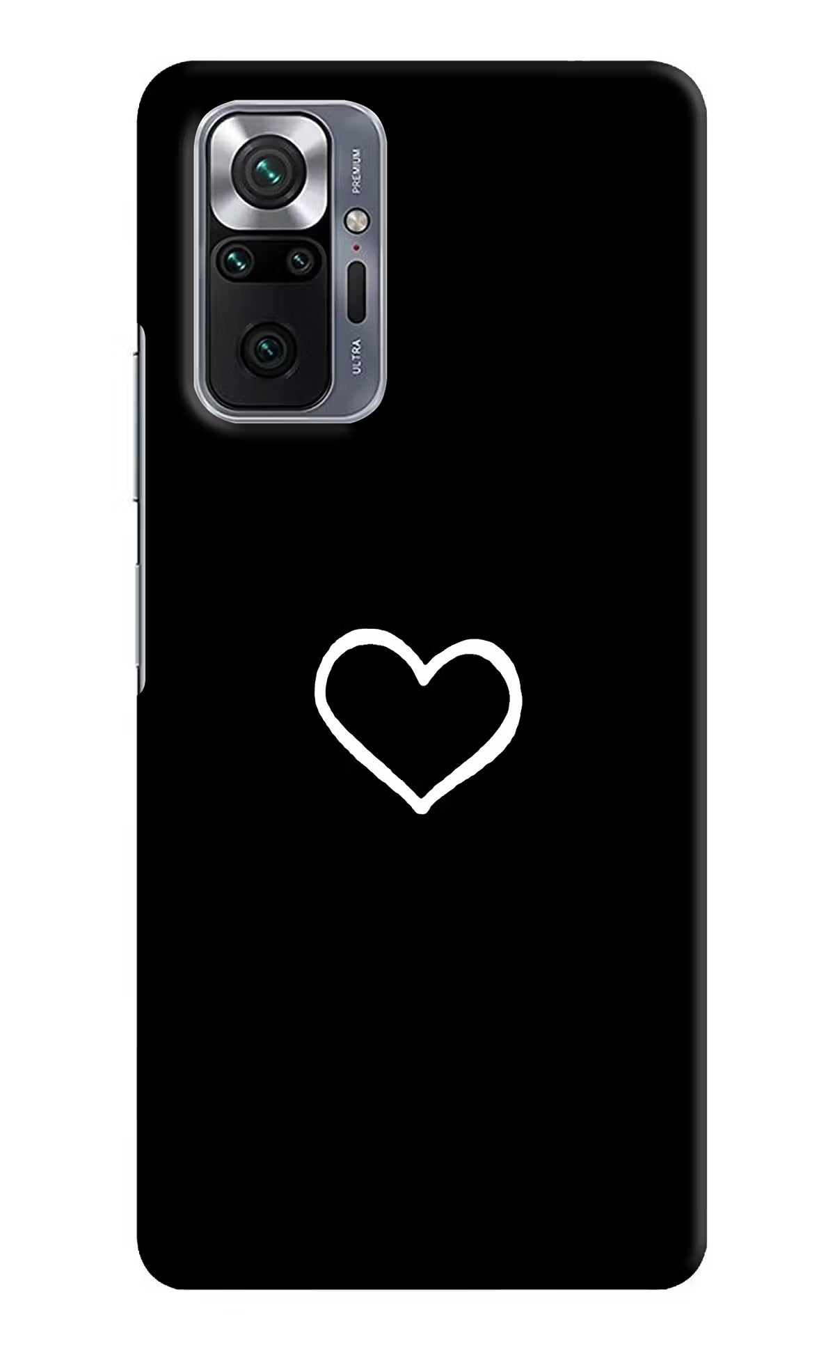 Heart Redmi Note 10 Pro Hard Case Back Cover by Casekaro