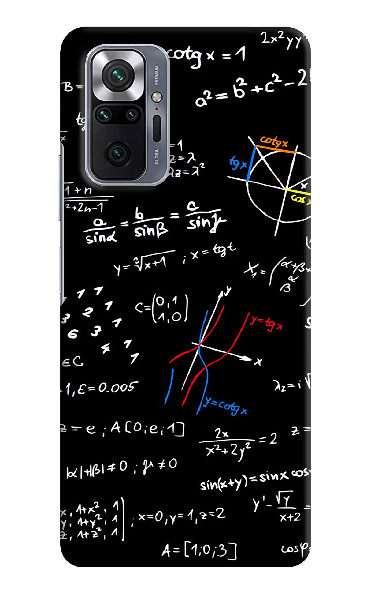Mathematics Formula Redmi Note 10 Pro Hard Case Back Cover by Casekaro