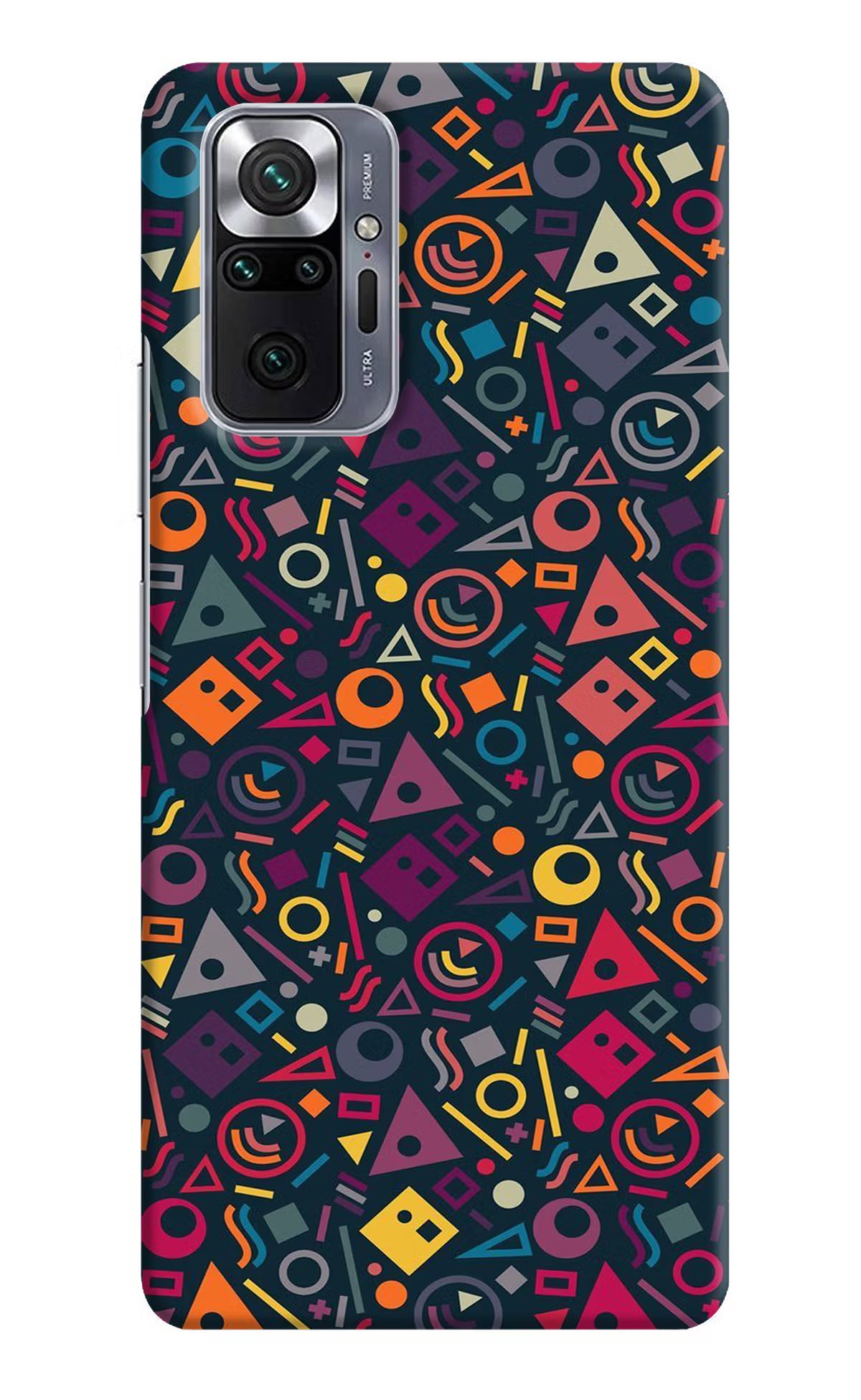 Geometric Abstract Redmi Note 10 Pro Hard Case Back Cover by Casekaro