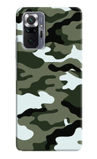 Camouflage Redmi Note 10 Pro Hard Case Back Cover by Casekaro