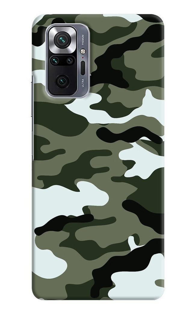 Camouflage Redmi Note 10 Pro Hard Case Back Cover by Casekaro