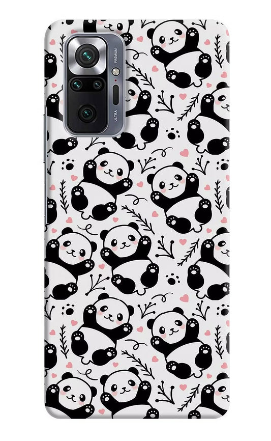Cute Panda Redmi Note 10 Pro Hard Case Back Cover by Casekaro