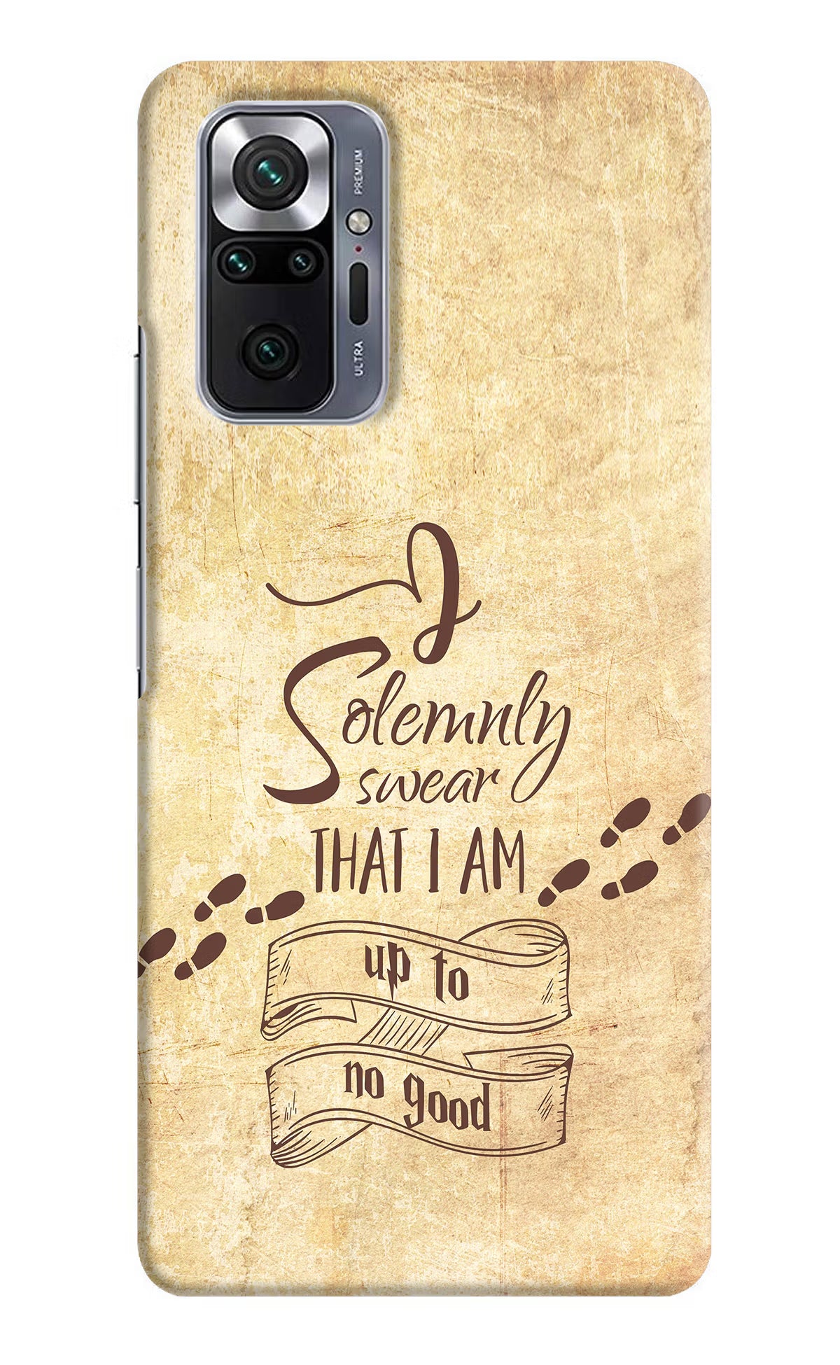 I Solemnly swear that i up to no good Redmi Note 10 Pro Hard Case Back Cover by Casekaro
