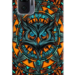 Angry Owl Art Redmi Note 10 Pro Hard Case Back Cover by Casekaro