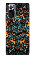 Angry Owl Art Redmi Note 10 Pro Hard Case Back Cover by Casekaro