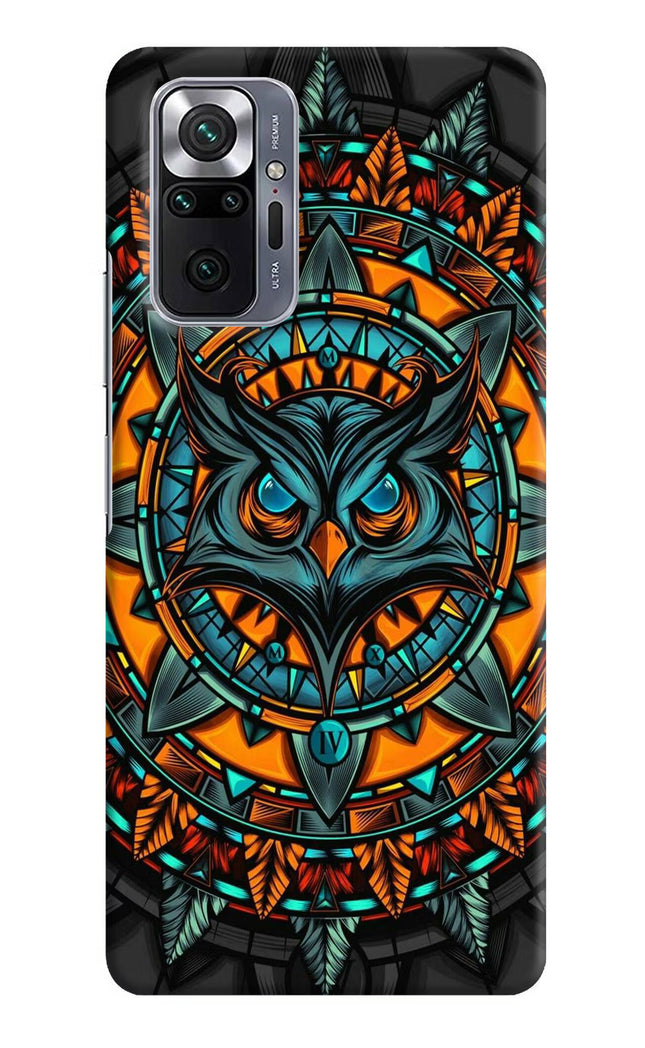 Angry Owl Art Redmi Note 10 Pro Hard Case Back Cover by Casekaro