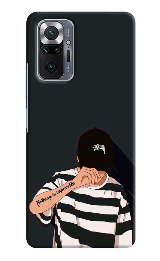 Aesthetic Boy Redmi Note 10 Pro Hard Case Back Cover by Casekaro
