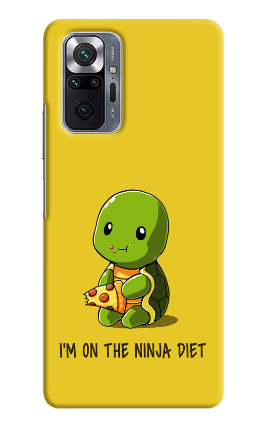 I'm on Ninja Diet Redmi Note 10 Pro Hard Case Back Cover by Casekaro