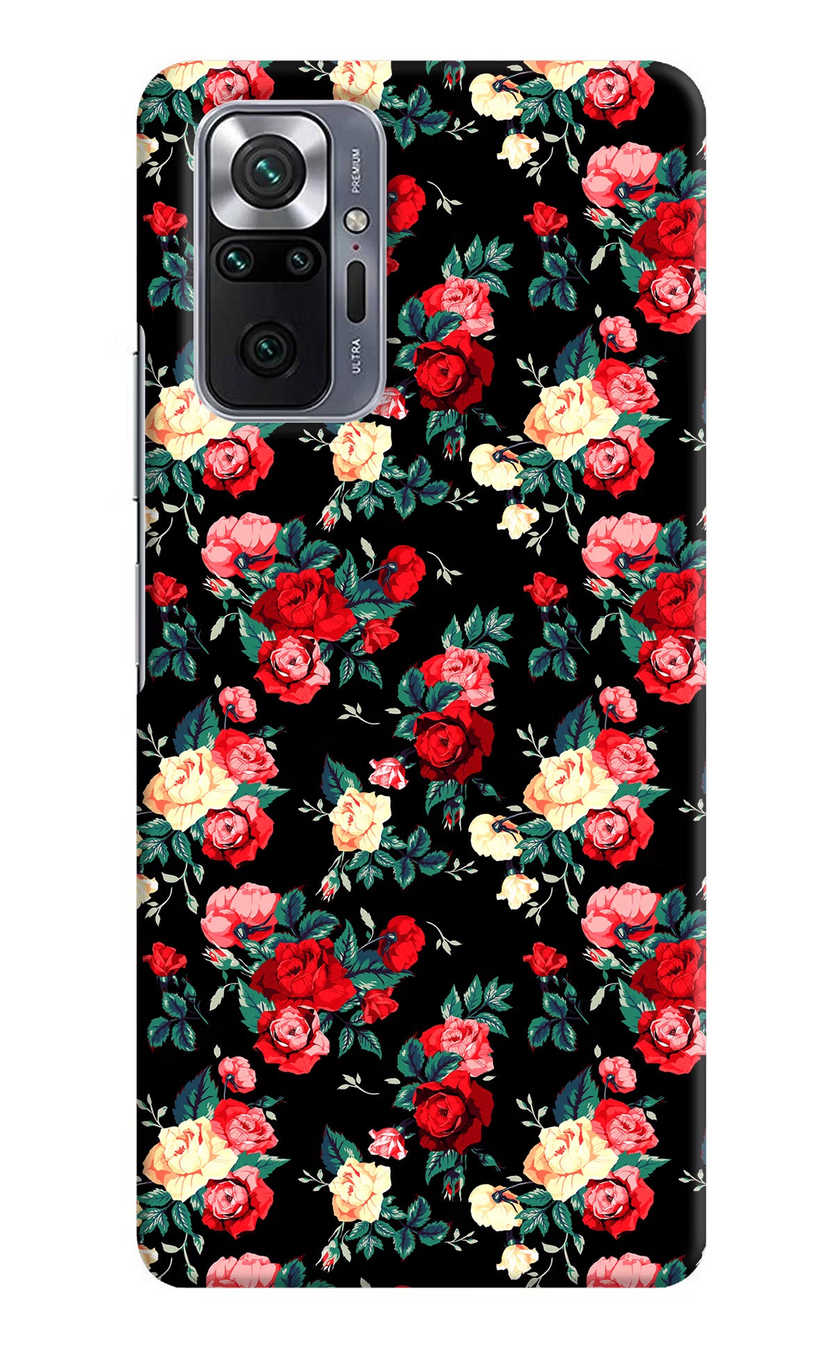 Rose Pattern Redmi Note 10 Pro Hard Case Back Cover by Casekaro