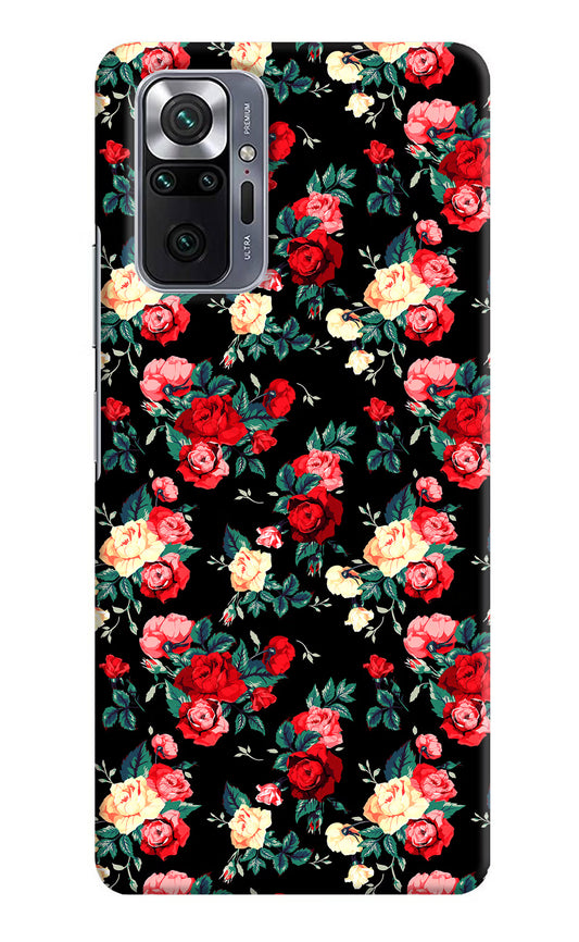 Rose Pattern Redmi Note 10 Pro Hard Case Back Cover by Casekaro