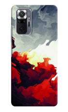 Fire Cloud Redmi Note 10 Pro Hard Case Back Cover by Casekaro