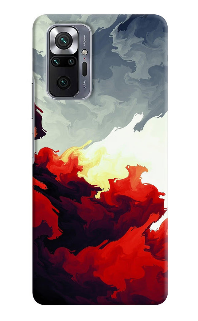 Fire Cloud Redmi Note 10 Pro Hard Case Back Cover by Casekaro