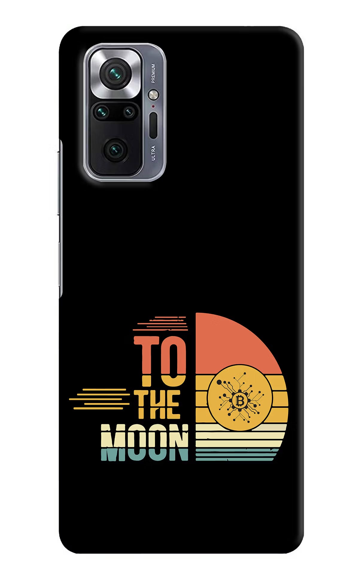 To the Moon Redmi Note 10 Pro Hard Case Back Cover by Casekaro