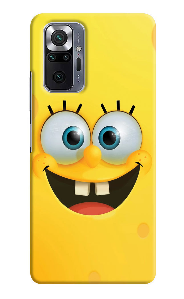 Sponge 1 Redmi Note 10 Pro Hard Case Back Cover by Casekaro