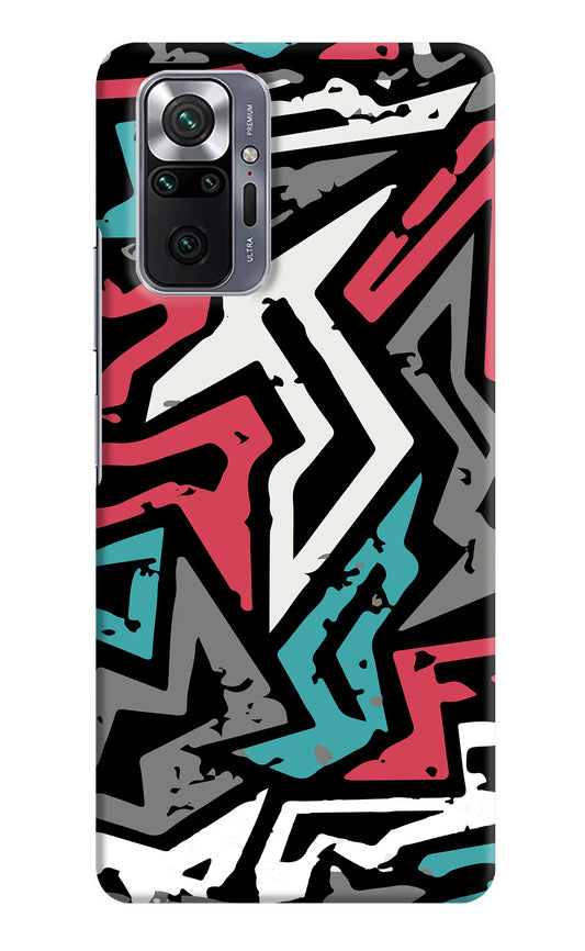 Geometric Graffiti Redmi Note 10 Pro Hard Case Back Cover by Casekaro