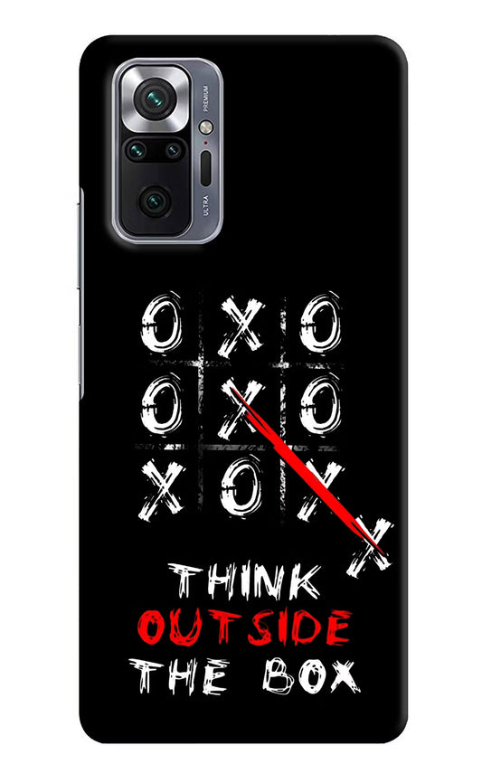 Think out of the BOX Redmi Note 10 Pro Hard Case Back Cover by Casekaro