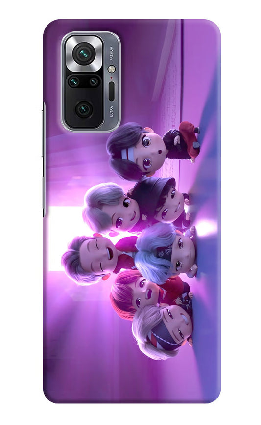 BTS Chibi Redmi Note 10 Pro Hard Case Back Cover by Casekaro