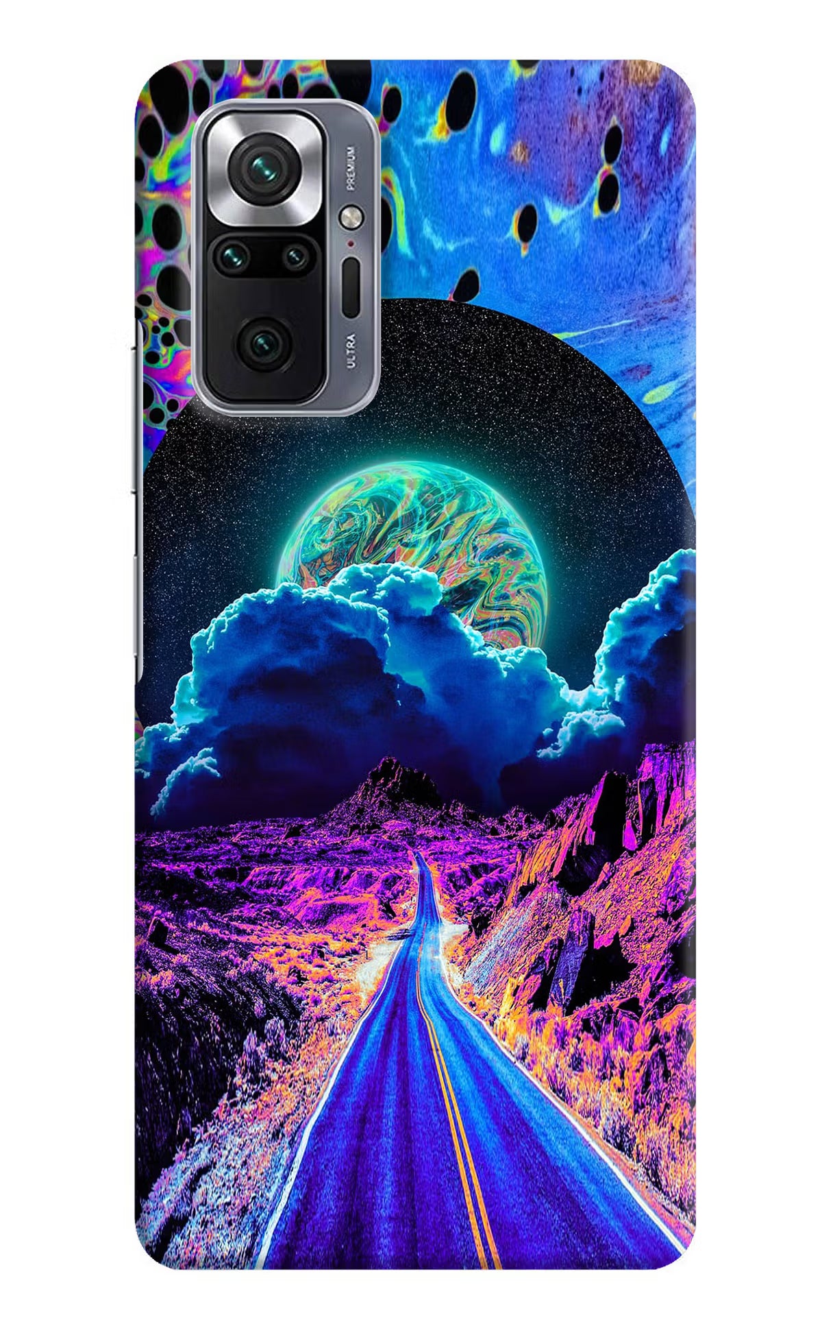 Psychedelic Painting Redmi Note 10 Pro Hard Case Back Cover by Casekaro